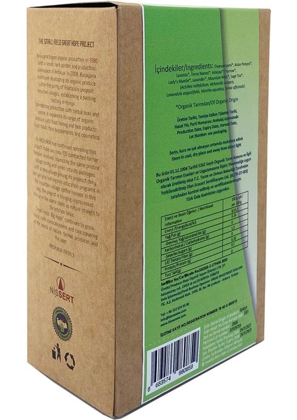 Organik Civan Perçemli Karışık Bitki Çayı 80 gr fırsatları