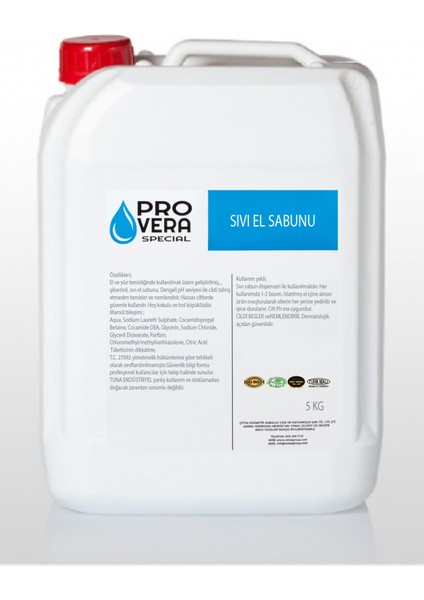 Sıvı El Sabunu 5 kg