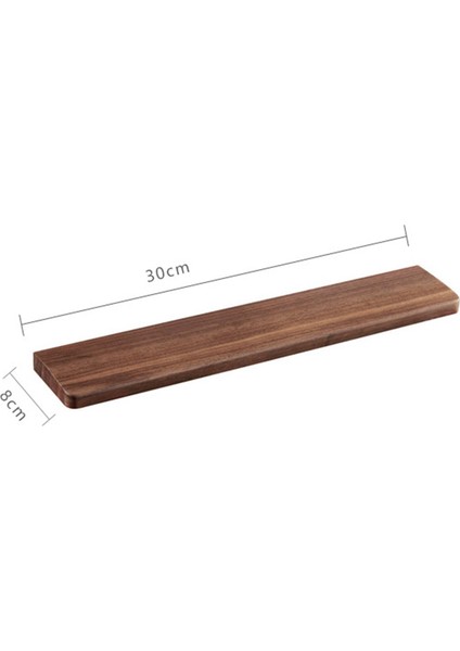 Ceviz Ahşap Klavye Bileği Rahat Yazma Için Kompakt Uzunluk 30 cm Için Dinlenme Bileği Koruması (Yurt Dışından)