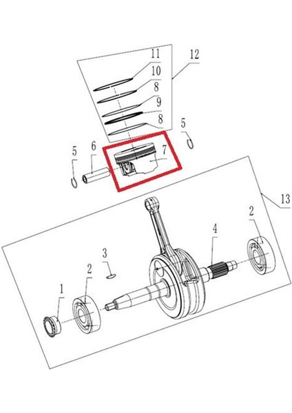 Tt 190 R Piston