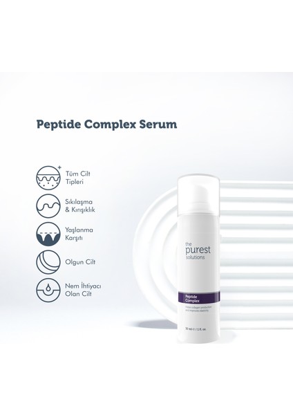 The Purest Solutions Cilt Yenileyici ve , Onarıcı Peptit Cilt Bakım Serumu 30 Ml (Peptide Complex)