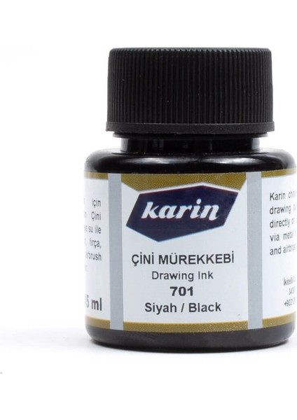 Çini Mürekkebi 45 ml Siyah