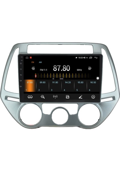 Hyundai I20 Android 10 Carplay Özellikli Navigasyon Multimedya Ekran 2gb Ram + 32GB HDD