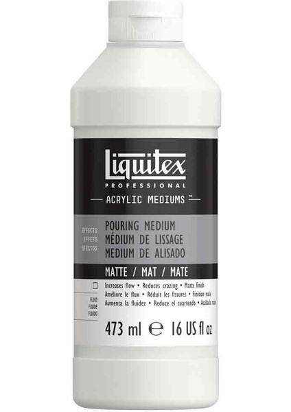 Professional Akrilik Mat Pouring Medyum 473ML