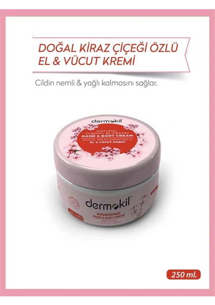 Kiraz Çiçeği El ve Vücut Kremi 250 ml