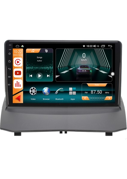 Ford Fiesta Android 10 Carplay Özellikli Navigasyon Multimedya Ekran 2gb Ram + 32GB HDD