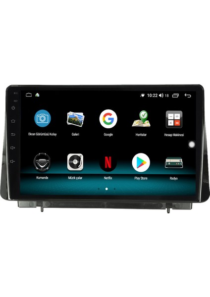 Ford Focus 5 Android 10 Carplay Özellikli Navigasyon Multimedya Ekran 2gb Ram + 32GB HDD