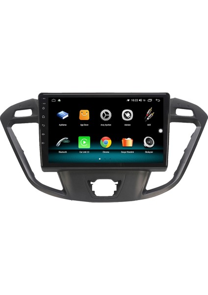 Ford Transit Android 10 Carplay Özellikli Navigasyon Multimedya Ekran 2gb Ram + 32GB HDD