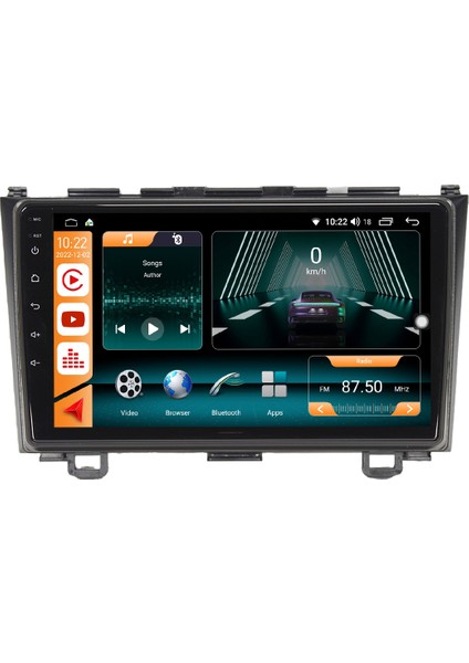 Honda Cr-V Android 10 Carplay Özellikli Navigasyon Multimedya Ekran 2gb Ram + 32GB HDD
