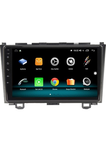 Honda Cr-V Android 10 Carplay Özellikli Navigasyon Multimedya Ekran 2gb Ram + 32GB HDD