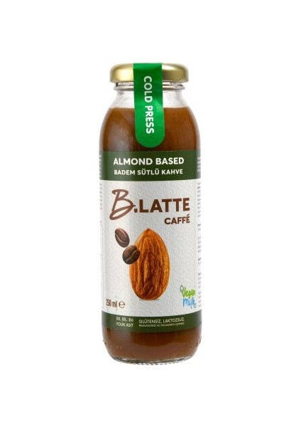 B.latte Badem Sütlü Soğuk Kahve (250 Ml) Veganmilk