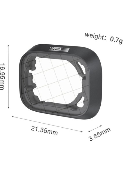 Birden Fazla Kaplama Lens Filtreleri Starlight Için Ayarlanabilir Toz Geçirmez Hafif Kamera Lensi (Yurt Dışından)