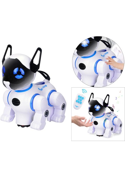 2.4g Akıllı Robot Köpek Yürüyüş Müzik Dansı Elektronik Evcil Hayvan 5 6 7 8 9 10 (Yurt Dışından)