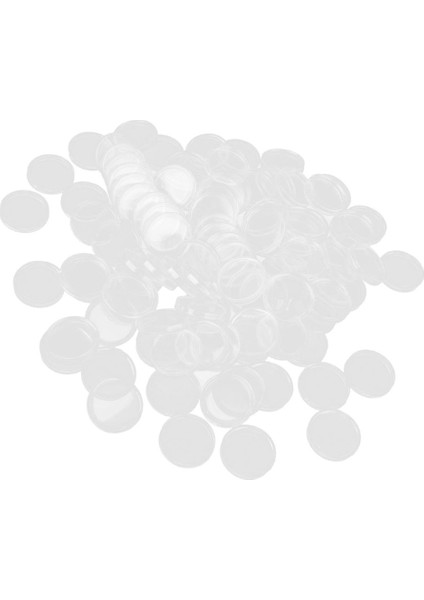 100 Kapsül Kutulu Kasa Depolama Şeffaf 32 mm (Yurt Dışından)