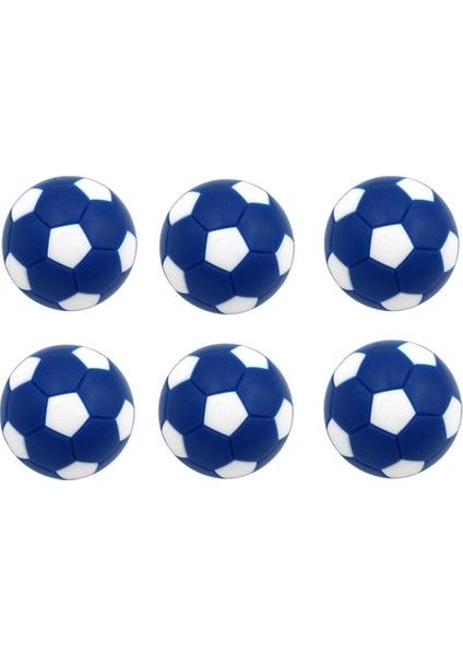 ST Decor 6 Paket Masa Futbol Futbolu Yedek Mini Futbol Top 32MM Mavi (Yurt Dışından)