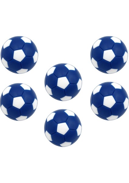 ST Decor 6 Paket Masa Futbol Futbolu Yedek Mini Futbol Top 32MM Mavi (Yurt Dışından)