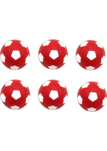 ST Decor 6 Paket Masa Futbol Futbolları Yedek Mini Futbol Topu 32MM.25 Inç (Yurt Dışından)