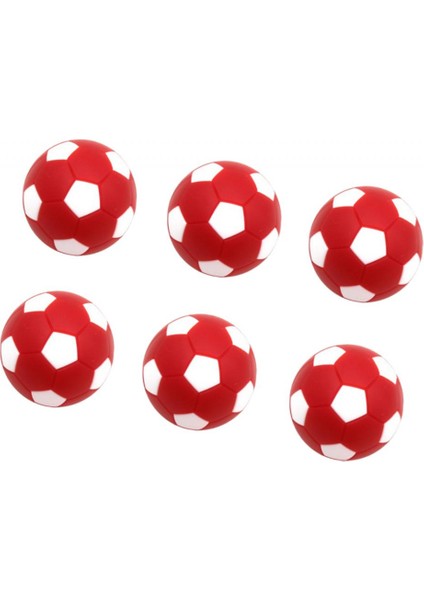 ST Decor 6 Paket Masa Futbol Futbolları Yedek Mini Futbol Topu 32MM.25 Inç (Yurt Dışından)