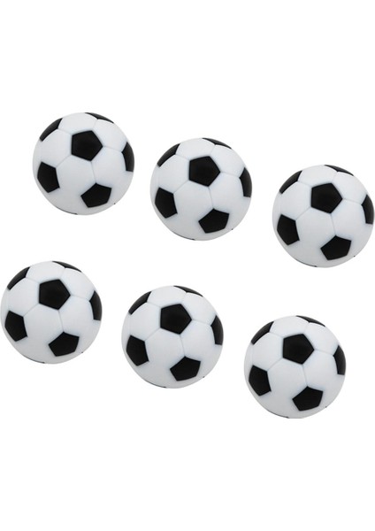 ST Decor 6 Paket Masa Futbol Futbolu Yedek Mini Futbol Top 32MM Siyah (Yurt Dışından)