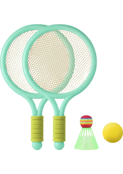 ST Decor Çocuk Badminton Tenis Raket Yeni Başlayan Oyuncular Için Çift Spor (Yurt Dışından)