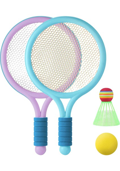 ST Decor Dayanıklı Çocuklar Badminton Tenis Raket Mavi Için Çift Spor Hafif (Yurt Dışından)