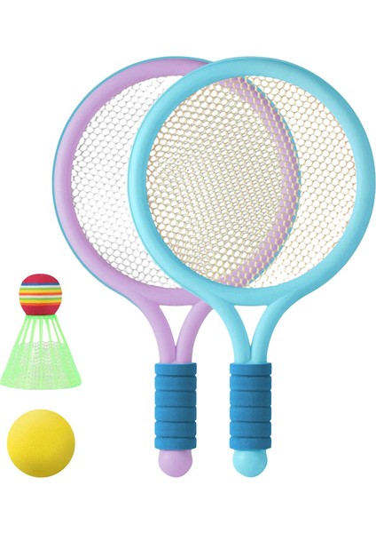 ST Decor Dayanıklı Çocuklar Badminton Tenis Raket Mavi Için Çift Spor Hafif (Yurt Dışından)