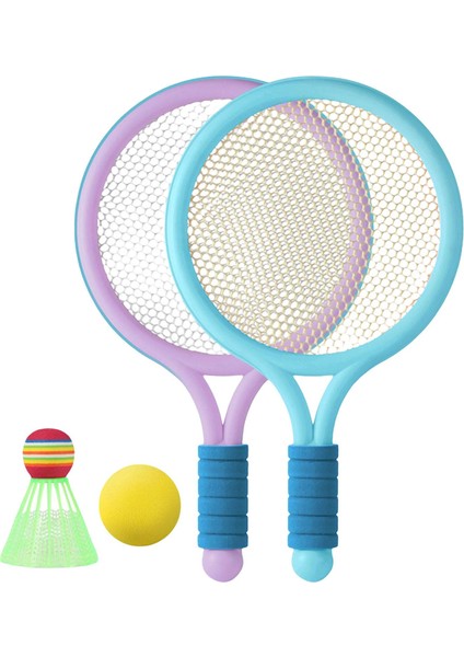 ST Decor Dayanıklı Çocuklar Badminton Tenis Raket Mavi Için Çift Spor Hafif (Yurt Dışından)