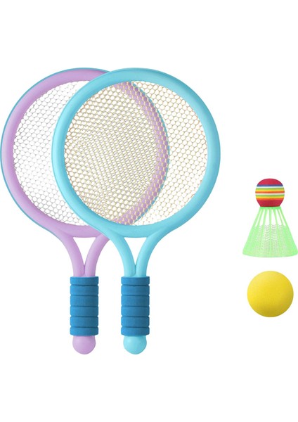 ST Decor Dayanıklı Çocuklar Badminton Tenis Raket Mavi Için Çift Spor Hafif (Yurt Dışından)