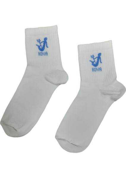 Beşiroğlu Grup Koç Burcu Tenis Gym Fitness Çorap Unisex Beyaz Astroloji Burç Desenli fiyatları