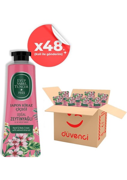 El ve Vücut Kremi Japon Kiraz Çiçeği 50 ml x 48