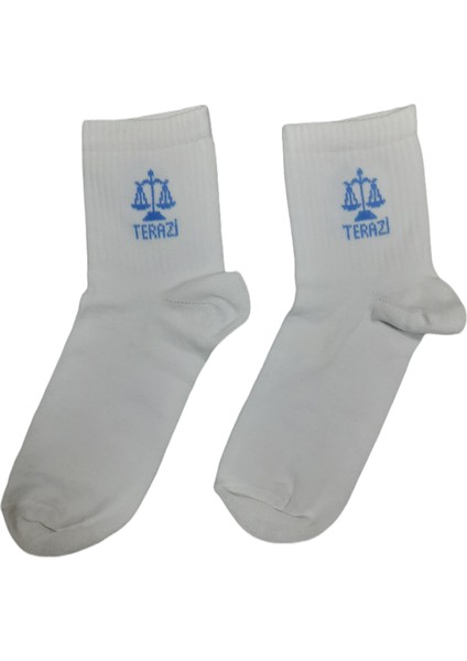 Beşiroğlu Grup Koç Burcu Tenis Gym Fitness Çorap Unisex Beyaz Astroloji Burç Desenli fiyatları