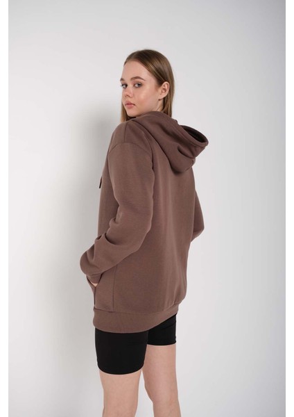 Kadın Fermuarlı Hırka Sweat