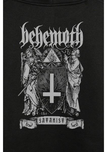Behemoth Ben Sahar Metallica Ön ve Arka Baskılı Sweatshirt Kapüşonlu Hoodie