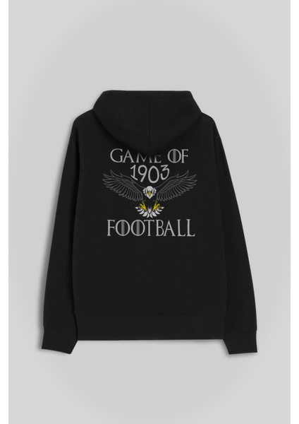 Game Of Thrones Beşiktaş Football 1903 Ön ve Arka Baskılı Sweatshirt Kapüşonlu Hoodie