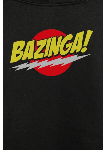 Bazinga Şaka The Bıg Bang Theory Sheldon Cooper Ön ve Arka Baskılı Sweatshirt Kapüşonlu Hoodie fiyatları