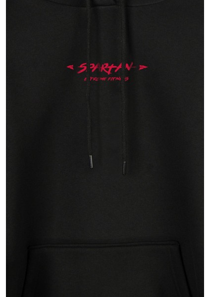 Spartan Extreme Fitness Halter Gym Bodybuilding Ön ve Arka Baskılı Sweatshirt Kapüşonlu Hoodie modelleri
