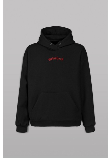 Motorhead Logo Ace Of Spades Everything Else Ön ve Arka Baskılı Sweatshirt Kapüşonlu Hoodie