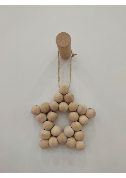 Ahşap Yıldız orta boy