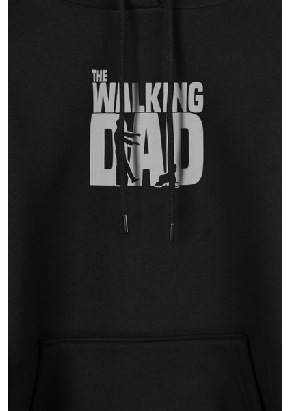 The Walking Dad Dead Yürüyen Baba Babalar Günü Ön ve Arka Baskılı Sweatshirt Kapüşonlu Hoodie modelleri