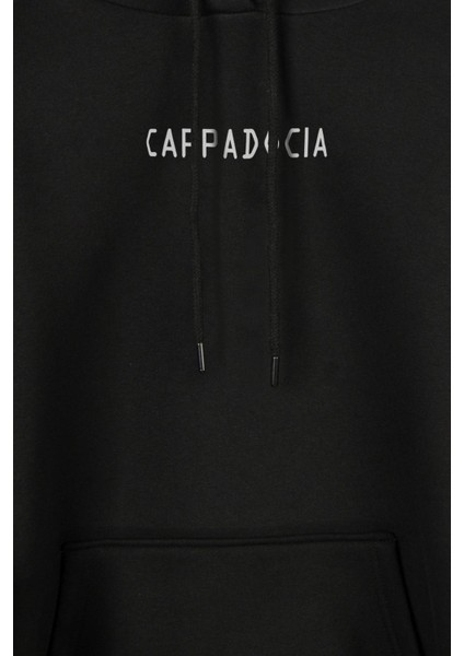 Kapadokya Capadocıa Nevşehir Peri Bacaları Ön ve Arka Baskılı Sweatshirt Kapüşonlu Hoodie modelleri