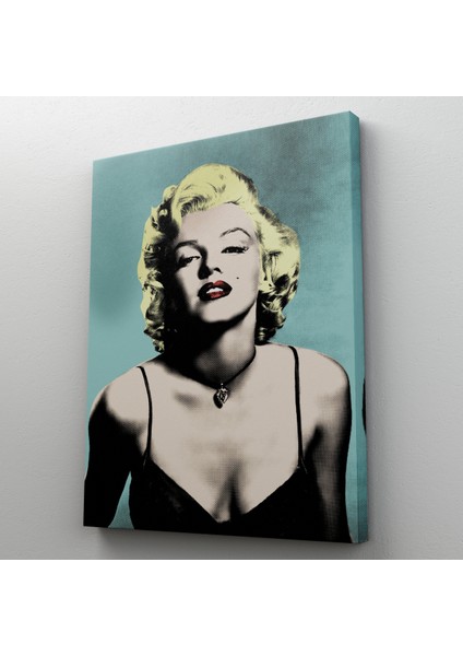 Marilyn Monroe Sarı Saçlı Kadın Modern Duvar Sanatı
