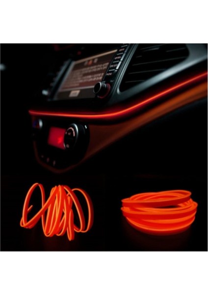 Araç Içi Torpido Ledi - Ip LED - Neon LED - Şerit LED / Turuncu