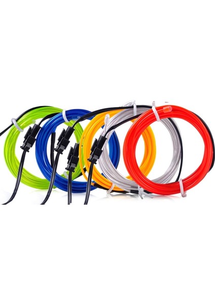 5 Metre Turuncu Renk Araç Içi Torpido Ledi Neon Ip Ledi Ip LED