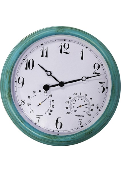Veranda Arka Bahçesi Için Retro Saat Dekoratif Açık Saat 38CM (Yurt Dışından)