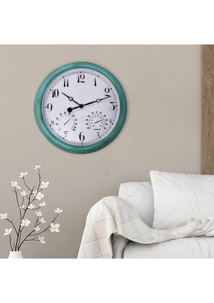 Veranda Arka Bahçesi Için Retro Saat Dekoratif Açık Saat 38CM (Yurt Dışından) fırsatları