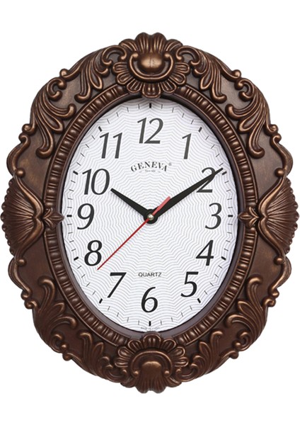 Retro Duvar Saat Cam Dekoratif Saatler Ticking Sessiz Saatler Ahşap Renk (Yurt Dışından) fiyatları