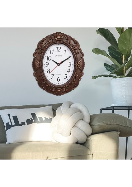 Retro Duvar Saat Cam Dekoratif Saatler Ticking Sessiz Saatler Ahşap Renk (Yurt Dışından) fırsatları