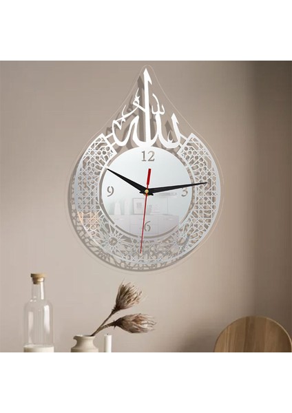 Eid Ramazan Argent Için Islam Yuvarlak Duvar Saati Ev Oturma Odası (Yurt Dışından) fiyatları