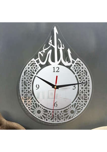 Eid Ramazan Argent Için Islam Yuvarlak Duvar Saati Ev Oturma Odası (Yurt Dışından) fırsatları