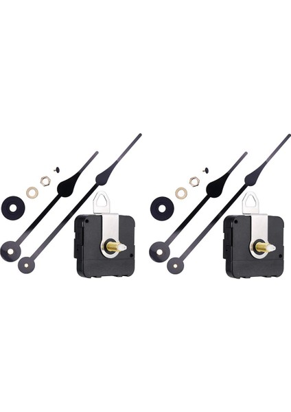 2 Parça Büyük Siyah El Onarım Aracı Ile Dıy Duvar Saati Hareketi (Yurt Dışından)